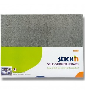 Hopax Stıckn Yapışkanlı Pano 58x46 Gri 23024 B132