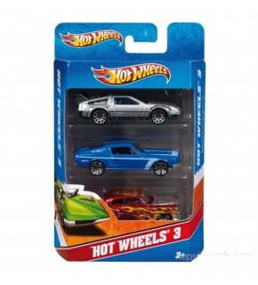 Hot Wheels Araba Seti 3 Lü K5904