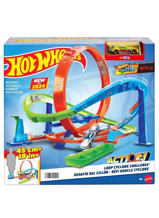 Hot Wheels Bumerang Çemberli Yarış Pisti