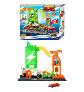 Hot Wheels Elektrikli Araç Şarj İstasyonu Oyun Seti