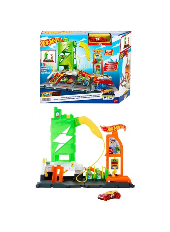 Hot Wheels Elektrikli Araç Şarj İstasyonu Oyun Seti Hot Wheels Elektrikli Araç Şarj İstasyonu Oyun Seti