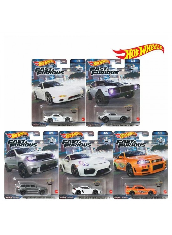 Hot Wheels Fast & Furıous Premıum Arabalar MTL-HNW46 Hot Wheels Fast & Furıous Premıum Arabalar MTL-HNW46