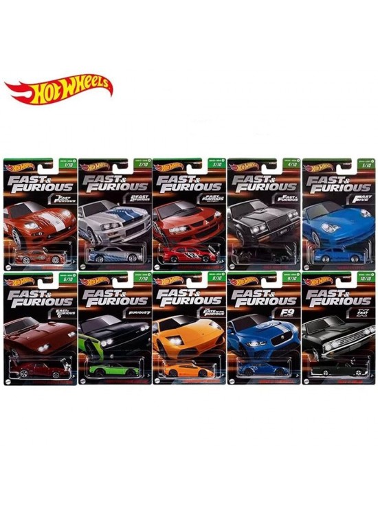 Hot Wheels Fast & Furıous Temalı Arabalar hnr88
