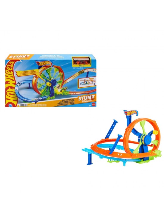 Hot Wheels Hızlı Fırlatma Ve Döngü Parkuru Oyun Seti