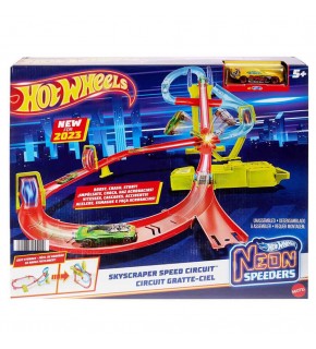 Hot Wheels Neon Yarışlar Çoklu Yarış Heyecanı Pist Seti