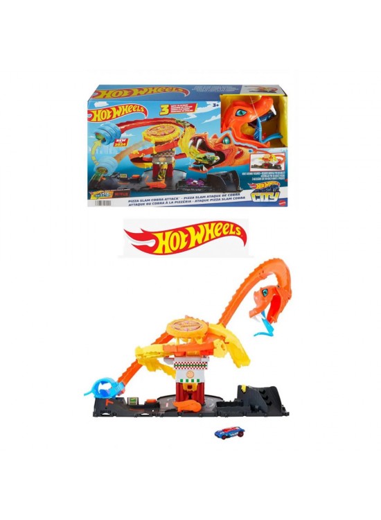 Hot Wheels Pizza Dükkanında Kobra Macerası Oyun Seti