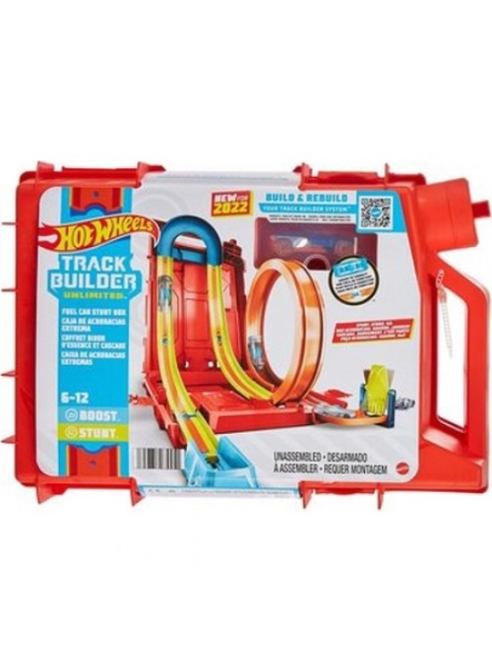 Hot Wheels Track Builder Benzin Bidonu Akrobasi Seti