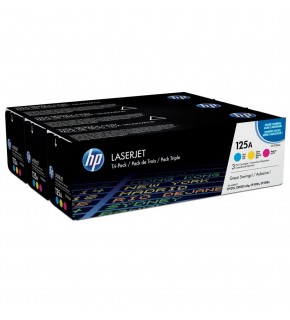 HP 125A Mavi-Kırmızı-Sarı 3lü Takım Toner CF373AM CB541A-CB542A-CB543A
