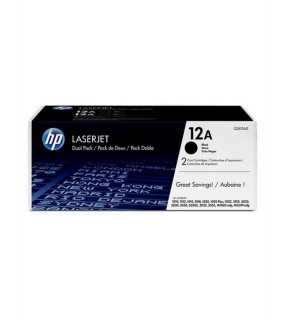HP 12AD Black Siyah 2.000 Sayfa Çiftli Toner Q2612AD