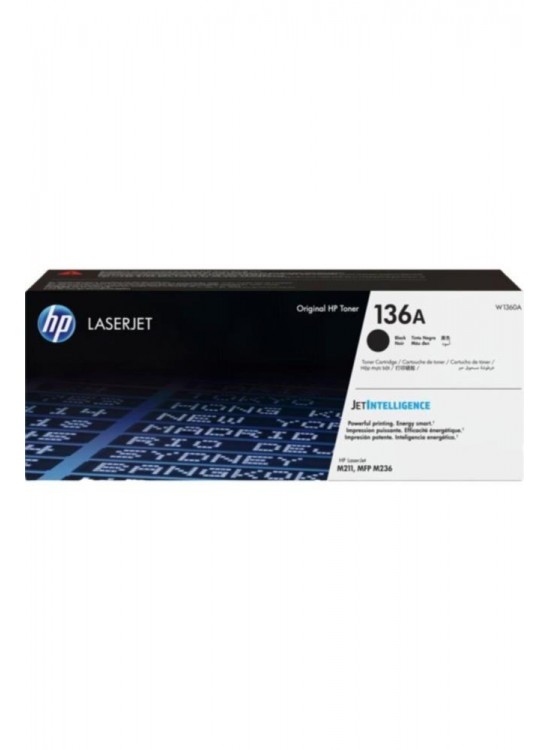 HP 136A Black Siyah 1.150 Sayfa Toner W1360A