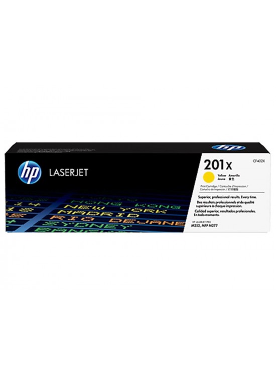 HP 201X Yellow Sarı Yüksek Kapasite 2.800 Sayfa Toner CF402X HP 201X Yellow Sarı Yüksek Kapasite 2.800 Sayfa Toner CF402X