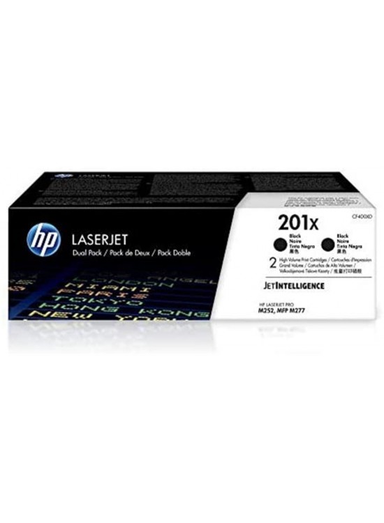 HP 201XD Black Siyah Çiftli Yüksek Kapasite 2.800 Sayfa Toner CF400XD HP 201XD Black Siyah Çiftli Yüksek Kapasite 2.800 Sayfa Toner CF400XD