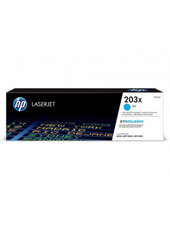 HP 203X Cyan Mavi Yüksek Kapasite 2.500 Sayfa Toner CF541X HP 203X Cyan Mavi Yüksek Kapasite 2.500 Sayfa Toner CF541X