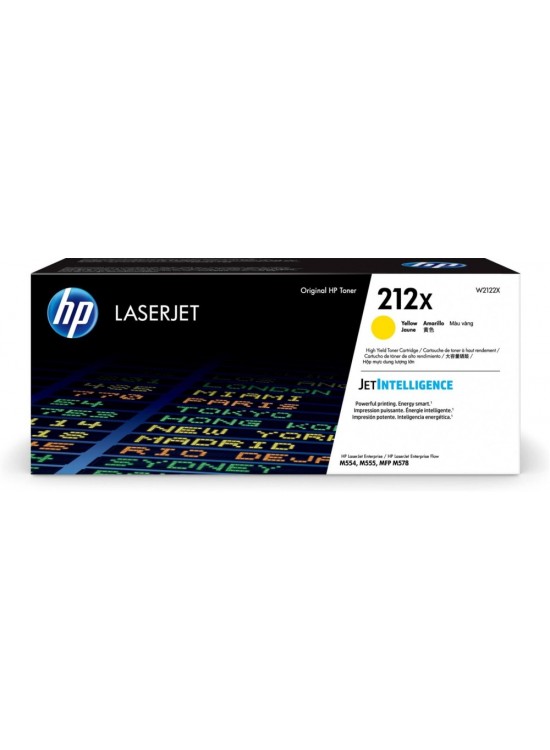 Hp 212X Yellow Yüksek Kapasite Toner W2122X