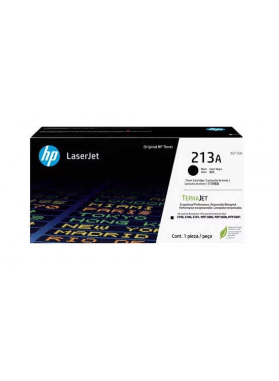 Hp 213A Black Siyah 3.500 Sayfa Toner W2130A Hp 213A Black Siyah 3.500 Sayfa Toner W2130A