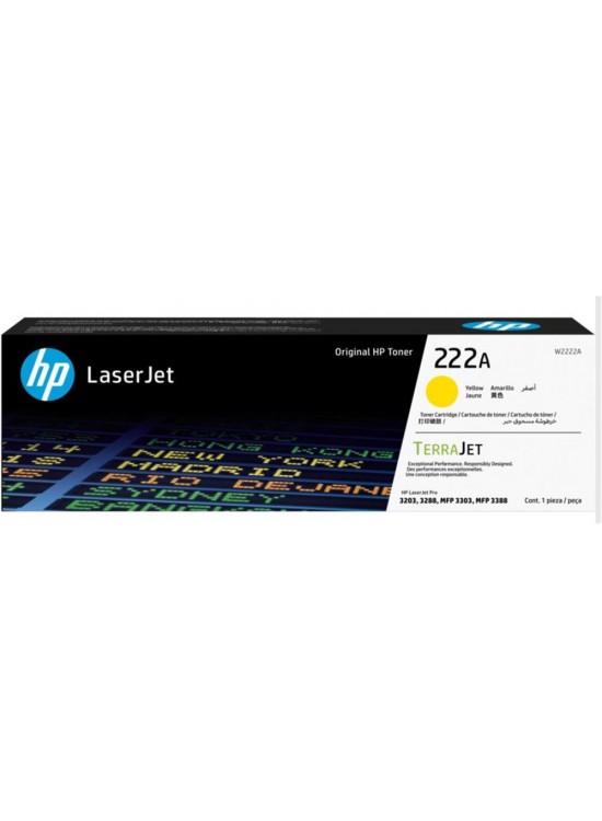 Hp 222A Yellow Sarı 1.200 Sayfa Toner W2222A Hp 222A Yellow Sarı 1.200 Sayfa Toner W2222A