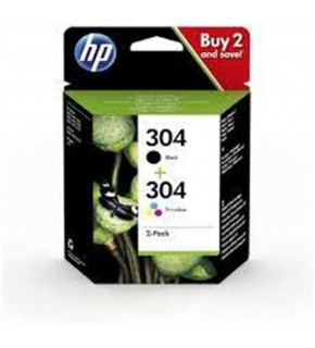 HP 304 Black-Color Siyah-Renkli Multi Paket 3JB05AE