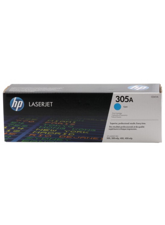 HP 305A Cyan Mavi 2.600 Sayfa Toner CE411A HP 305A Cyan Mavi 2.600 Sayfa Toner CE411A