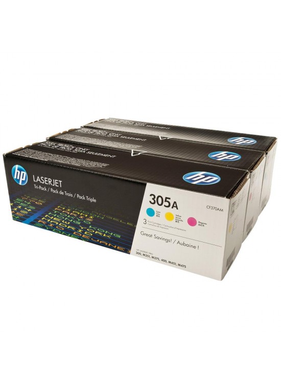 HP 305A Mavi-Kırmızı-Sarı 3lü Takım Toner CF370AM CE411A-CE412A-CE413A HP 305A Mavi-Kırmızı-Sarı 3lü Takım Toner CF370AM CE411A-CE412A-CE413A