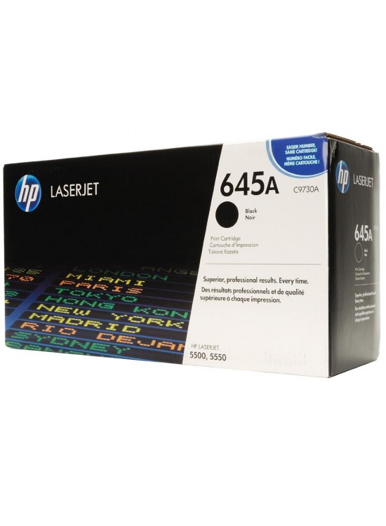 HP 645A Black Siyah 13.000 Sayfa Toner C9730A HP 645A Black Siyah 13.000 Sayfa Toner C9730A