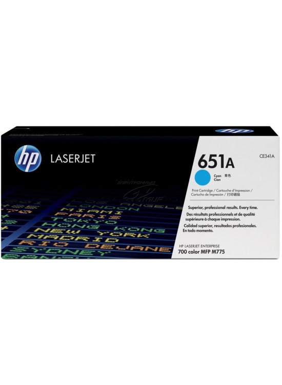 HP 651A Cyan Mavi 16.000 Sayfa Toner CE341A