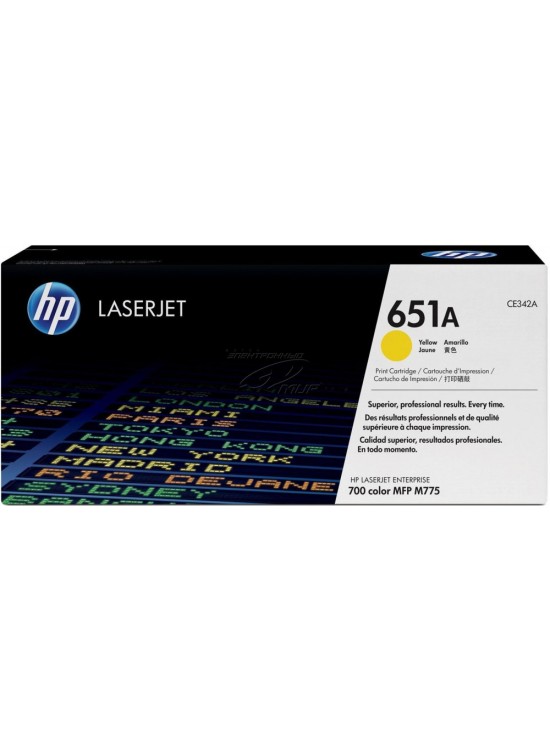 HP 651A Yellow Sarı 16.000 Sayfa Toner CE342A