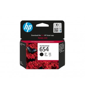 HP 654 Siyah 400 Sayfa Kartuş 7FP39UE