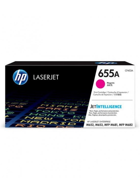 HP 655A Magenta Kırmızı 10.500 Sayfa Toner CF453A