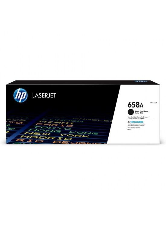 HP 658A Black Siyah 16.000 Sayfa Toner W2000A HP 658A Black Siyah 16.000 Sayfa Toner W2000A