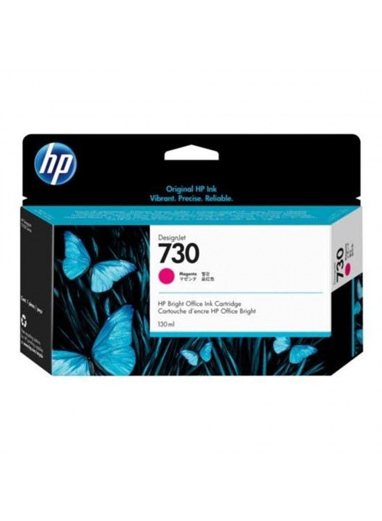 HP 730 Magenta Kırmızı 130 Ml Plotter Kartuşu P2V63A