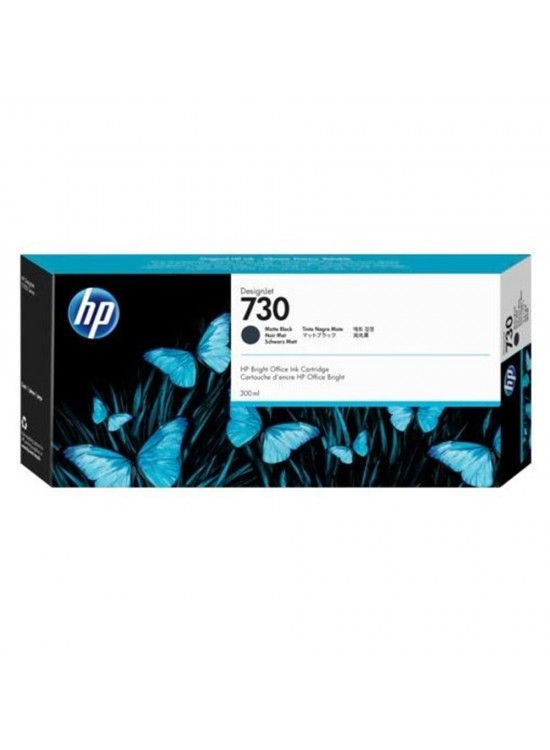HP 730 Matte Black Mat Siyah 300 Ml Plotter Kartuşu P2V71A