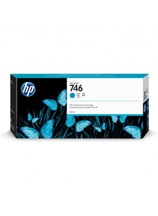 HP 746 Cyan Mavi 300 Ml Plotter Kartuşu P2V80A