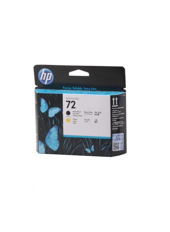HP  C9384A 72 Matte Black-Yellow Mat Siyah-Sarı Baskı Kafası C9384A