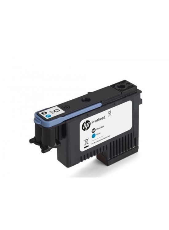 HP F9J86A 744 Fotoğraf Siyahı ve Mavi Baskı Kafası