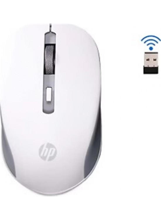 Hp S1000 Plus 1600DPI 2.4GHz WireLess Beyaz Kablosuz Mouse (Pil İçinde)
