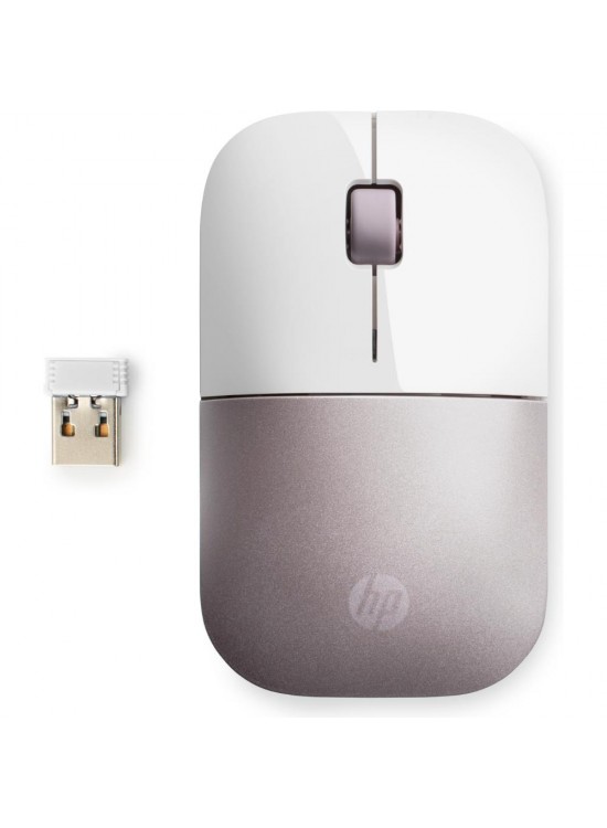 HP Z3700 4VY82AA Slim Beyaz-Pembe Wireless Optik Mouse 2.4Ghz 1200Dpı HP Z3700 4VY82AA Slim Beyaz-Pembe Wireless Optik Mouse 2.4Ghz 1200Dpı