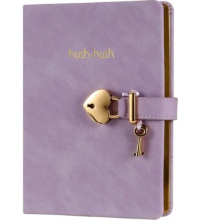 Hush Hush Kilitli Metalik Defter Kutulu 80 Gr 160