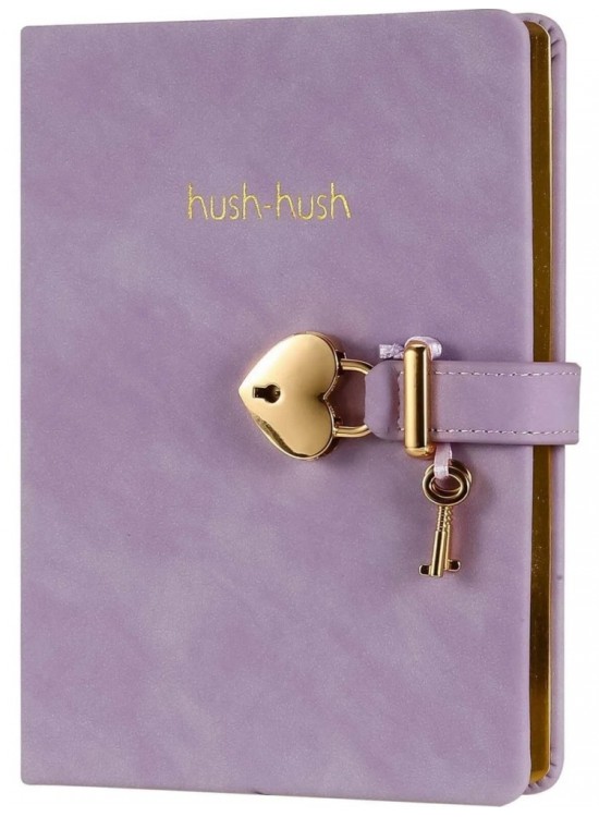 Hush Hush Kilitli Metalik Defter Kutulu 80 Gr 160