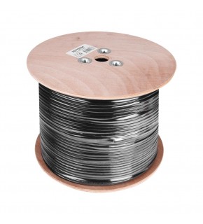 Hytech HY-CAT629 305mt  Outdoor Gri-Siyah 0.56mm 23awg UTP CAT6 Dış Ortam Kablosu
