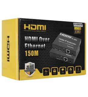 Hytech HY-HDEX150 HDMI+IR(TX) TO 2HDMI+IR(RX) HDMI 150M Uzatıcı
