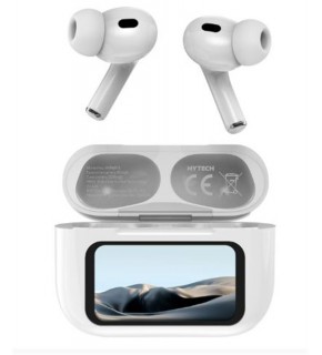 Hytech HY-TWS16 Beyaz Mobil Telefon Uyumlu Bluetooth 5.4V Ekranlı TWS Mikrofonlu Kulaklık