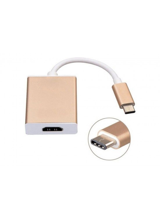 Hytech HY-USBC10 1080P Metal Type-C to HDMI Adaptör
