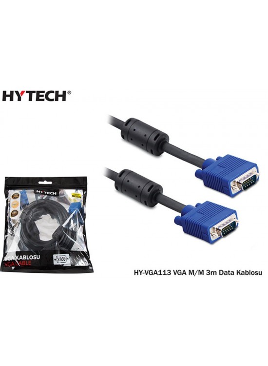 Hytech HY-VGA113 VGA M-M 3m Data Kablosu
