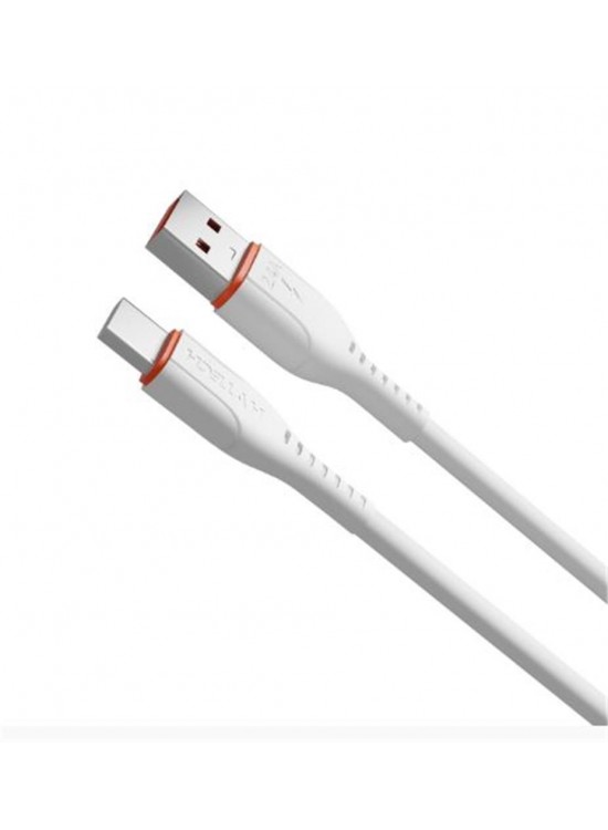 Hytech HY-X105 1m 3A Type-C Beyaz Şarj Kablosu