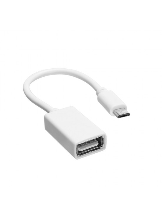 Hytech HY-X110 Beyaz USB F to MicroUSB M OTG Çevirici