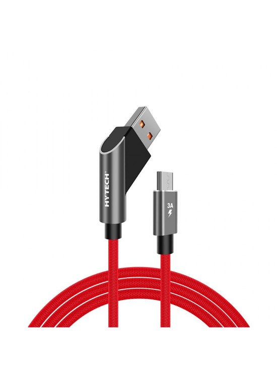 Hytech HY-X215 3A Micro Usb 1m Kırmızı Data + Sarj Kablosu Hytech HY-X215 3A Micro Usb 1m Kırmızı Data + Sarj Kablosu