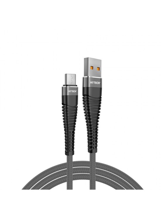 Hytech HY-X2252M 3A Micro Usb 2mt Gri Data + Sarj Kablosu