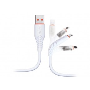 Hytech HY-X235 1.2M 3A Micro Usb Beyaz Data