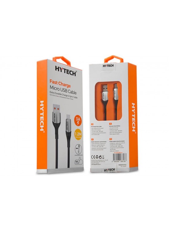 Hytech HY-X250 3A Micro Usb 1,2m Gold Data + Sarj Kablosu Hytech HY-X250 3A Micro Usb 1,2m Gold Data + Sarj Kablosu