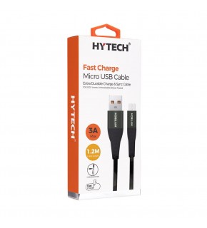 Hytech HY-X275 1.2M 3A Micro Usb Kamuflaj Desenli Kılıflı Yeşil Data + Sarj Kablosu